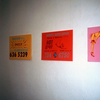 Installation view, Hotel Romantica