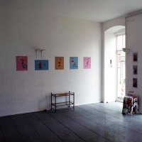 Exhibition view, Blut & Blumen